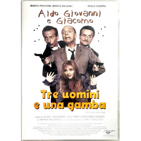 Dvd Tre uomini e una gamba con Aldo, Giovanni e Giacomo 1997 Nuovo