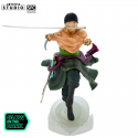 Statua One Piece Zoro glow in dark Super Figure Collection 18cm SCF100 Abysse