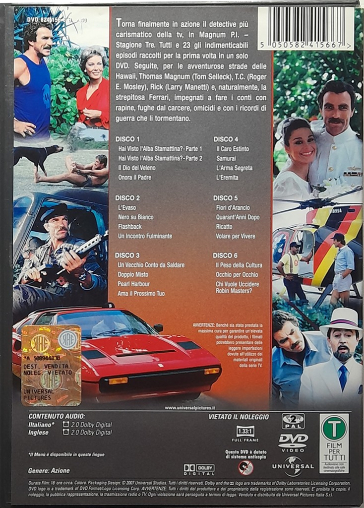 DVD MAGNUM P.I.